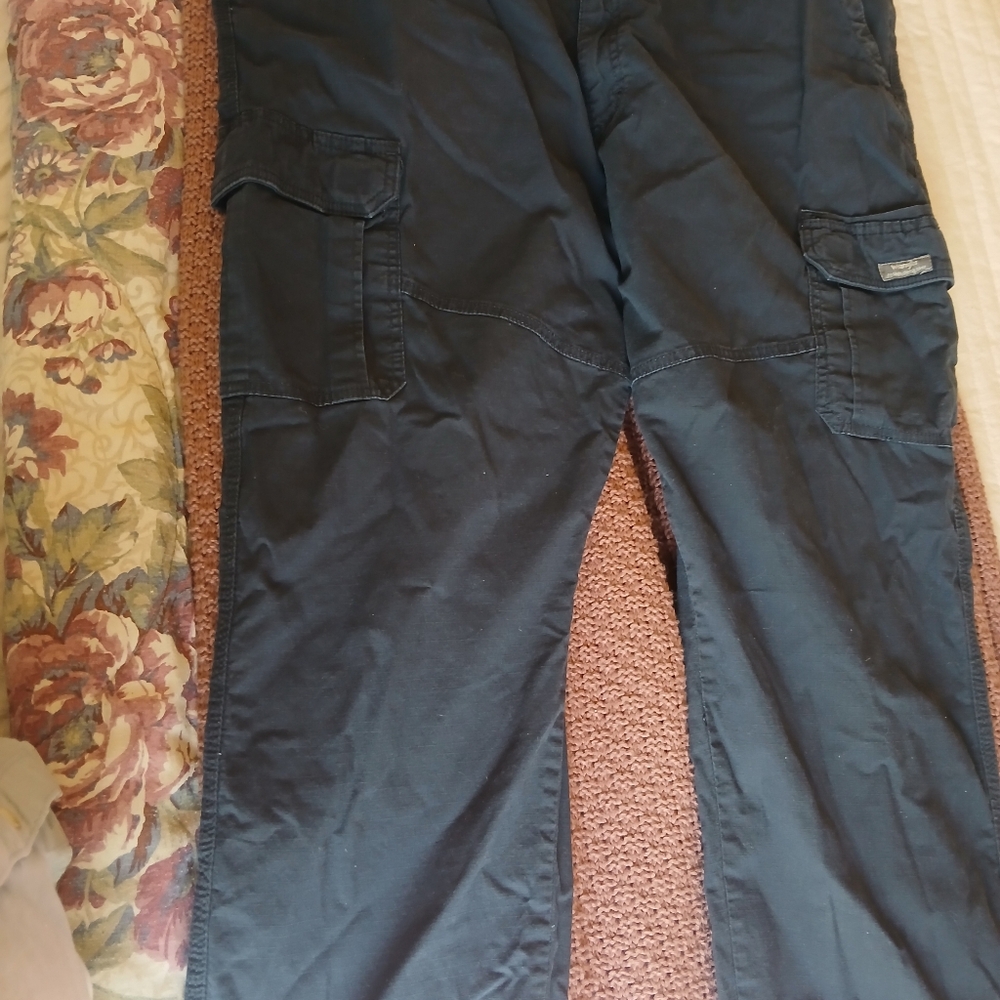 Men's Navy Blue Cargo Pants